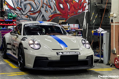 Carbonado 2019-2024 Porsche 911 992 Carrera S 4 4S Targa Cabriolet GT3 estilo parachoques delantero