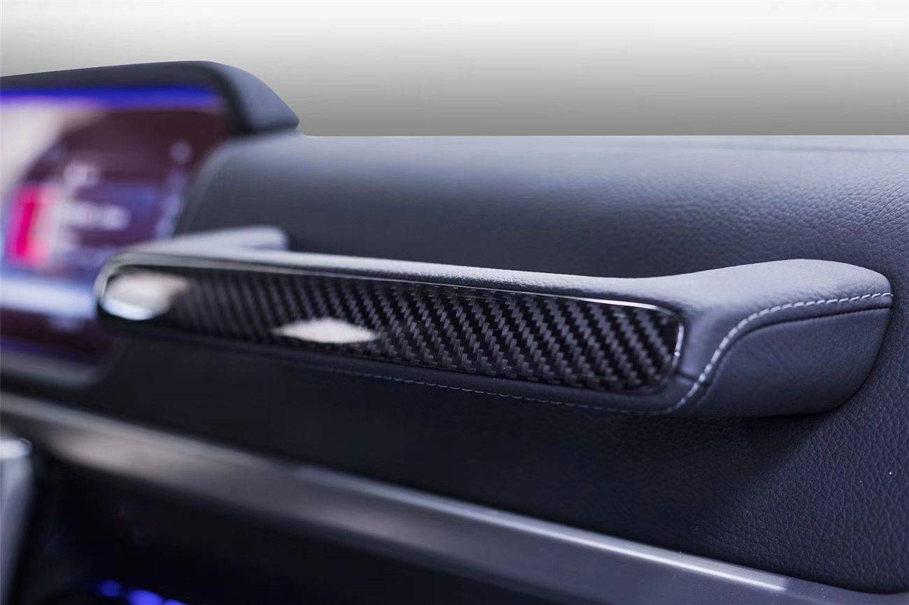 Carbonado 2019-2022 Mercedes Benz W464 G550 G63AMG G-Class Dry Carbon Fiber Co-pilot Handrail Replacement