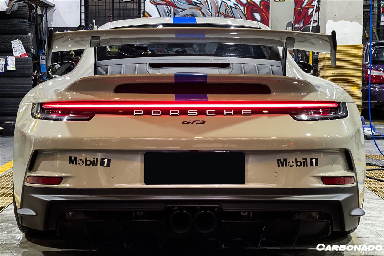 Carbonado 2019-2024 Porsche 911 992 Carrera  S  4  4S  Targa  Cabriolet GT3 Style Rear Bumper