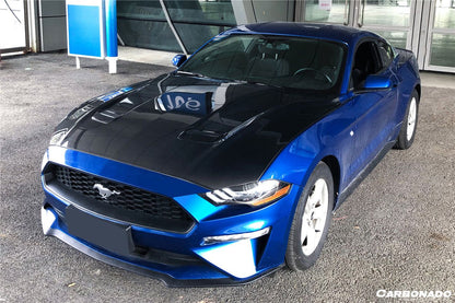 Carbonado 2018-2023 Ford Mustang OEM Style Carbon Fiber Hood