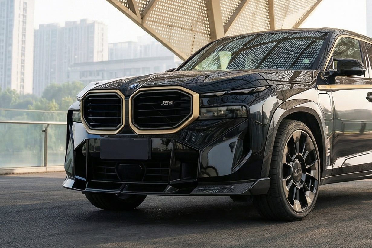 Carbonado LD Style Dry Carbon Fiber Front Lip | 2023-2025 BMW XM G09