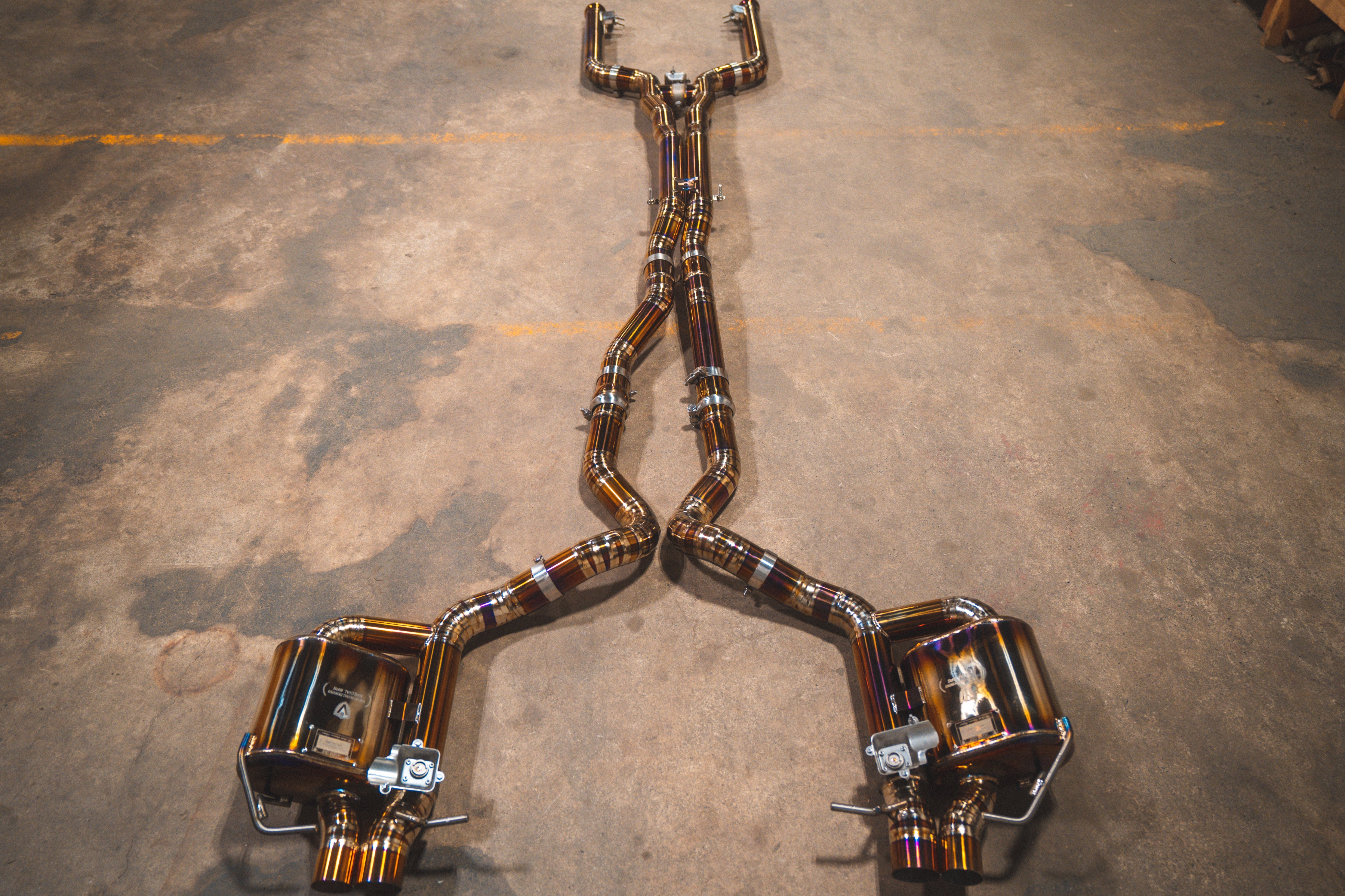 Valvetronic Mercedes W205 C63 / C63s Valved Sport Exhaust System