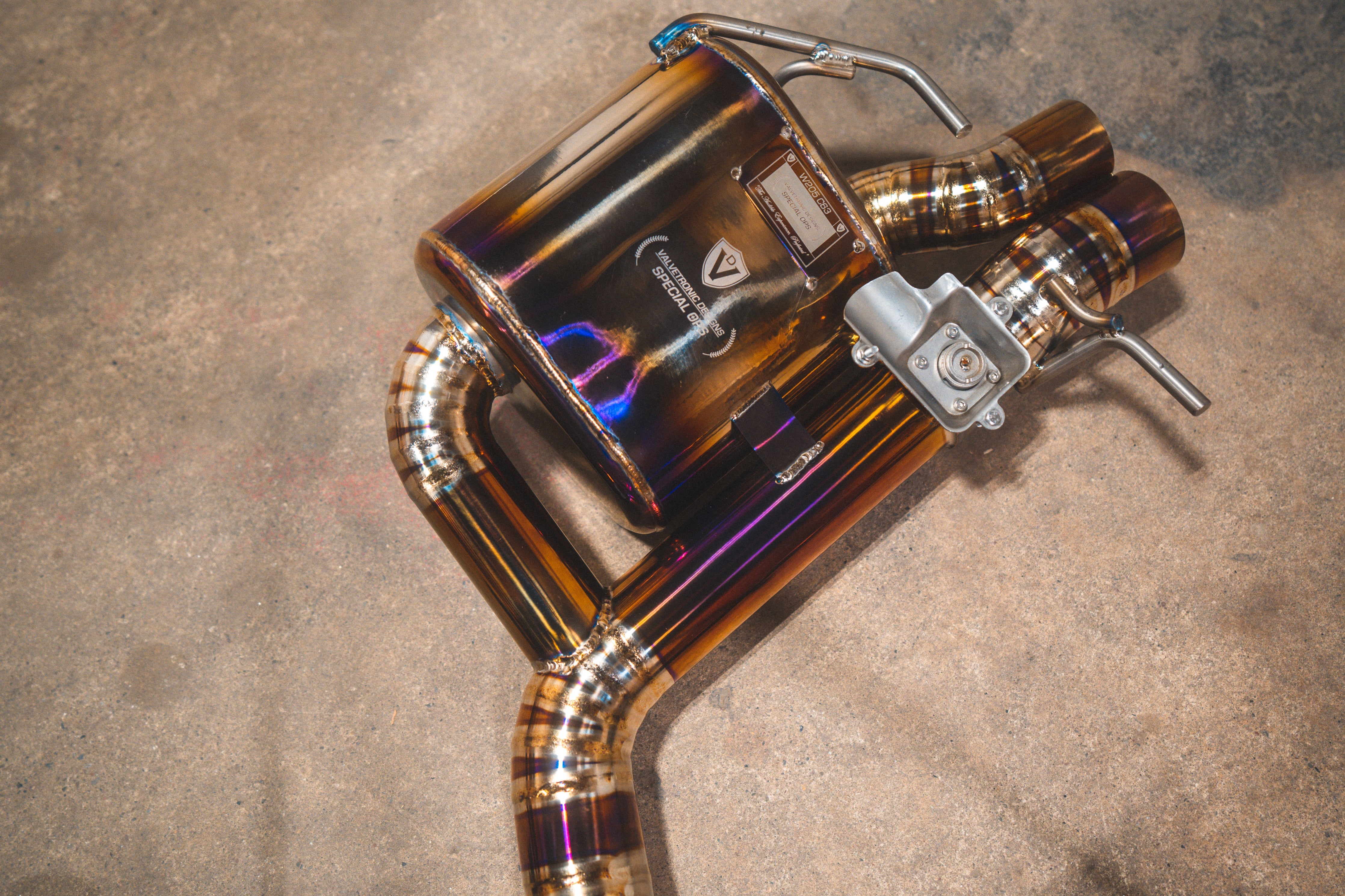 Valvetronic Mercedes W205 C63 / C63s Valved Sport Exhaust System