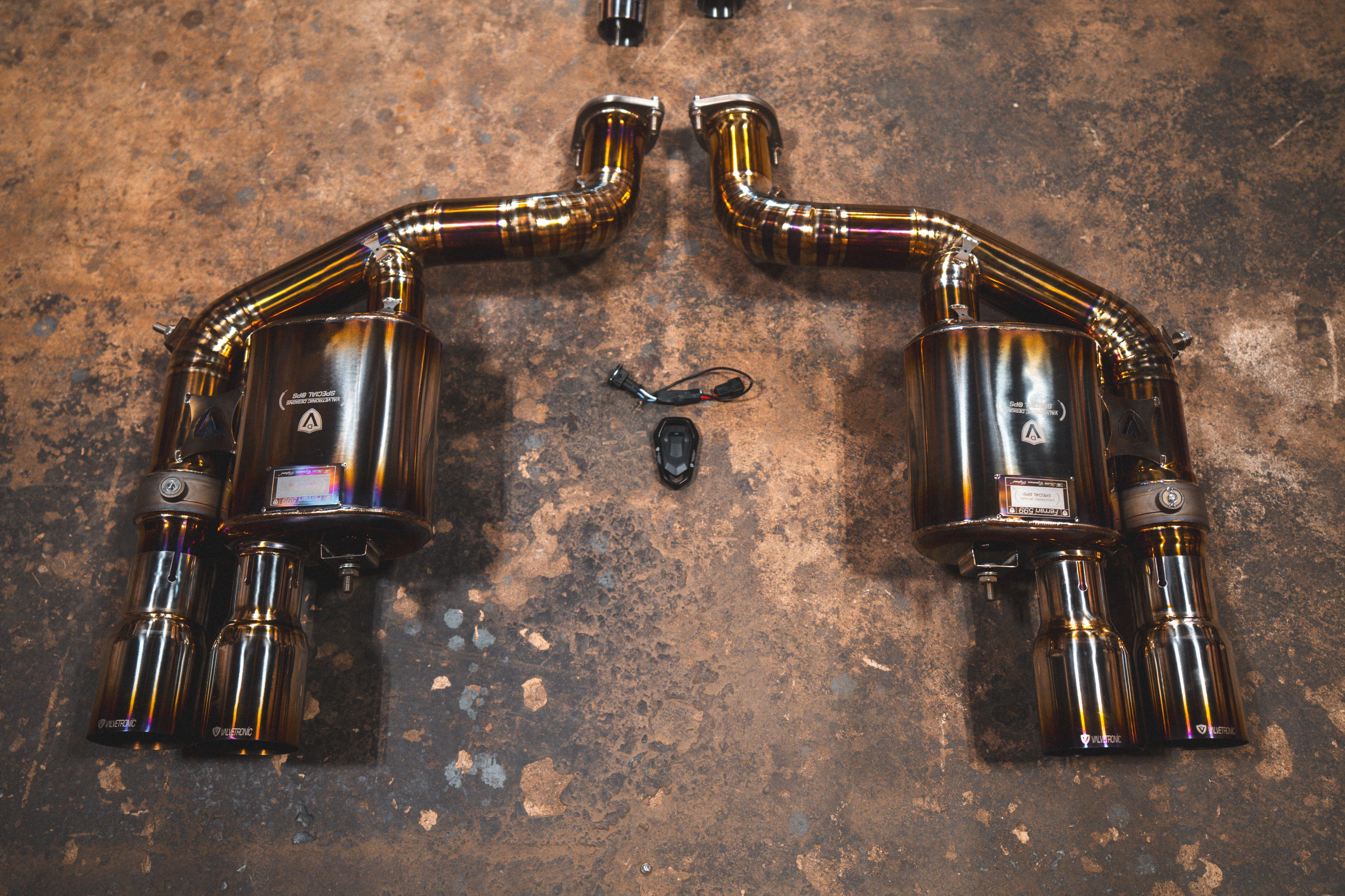 Valvetronic Ferrari 599 RACE F1 Valved Exhaust system