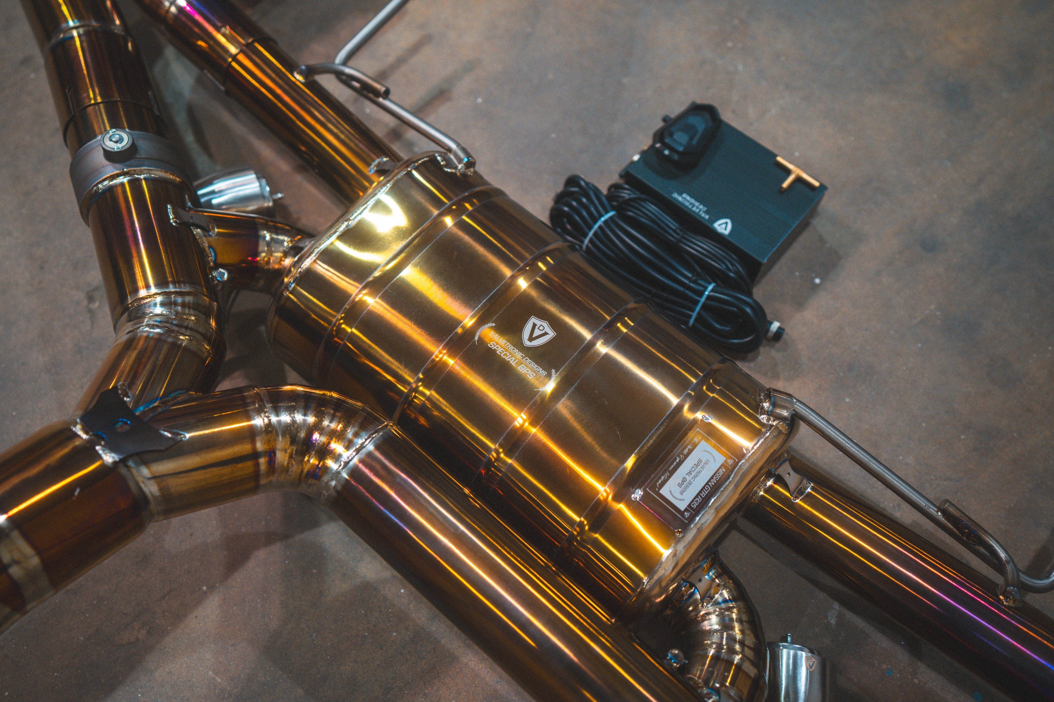Valvetronic Nissan GTR R35 Valved Sport Exhaust System