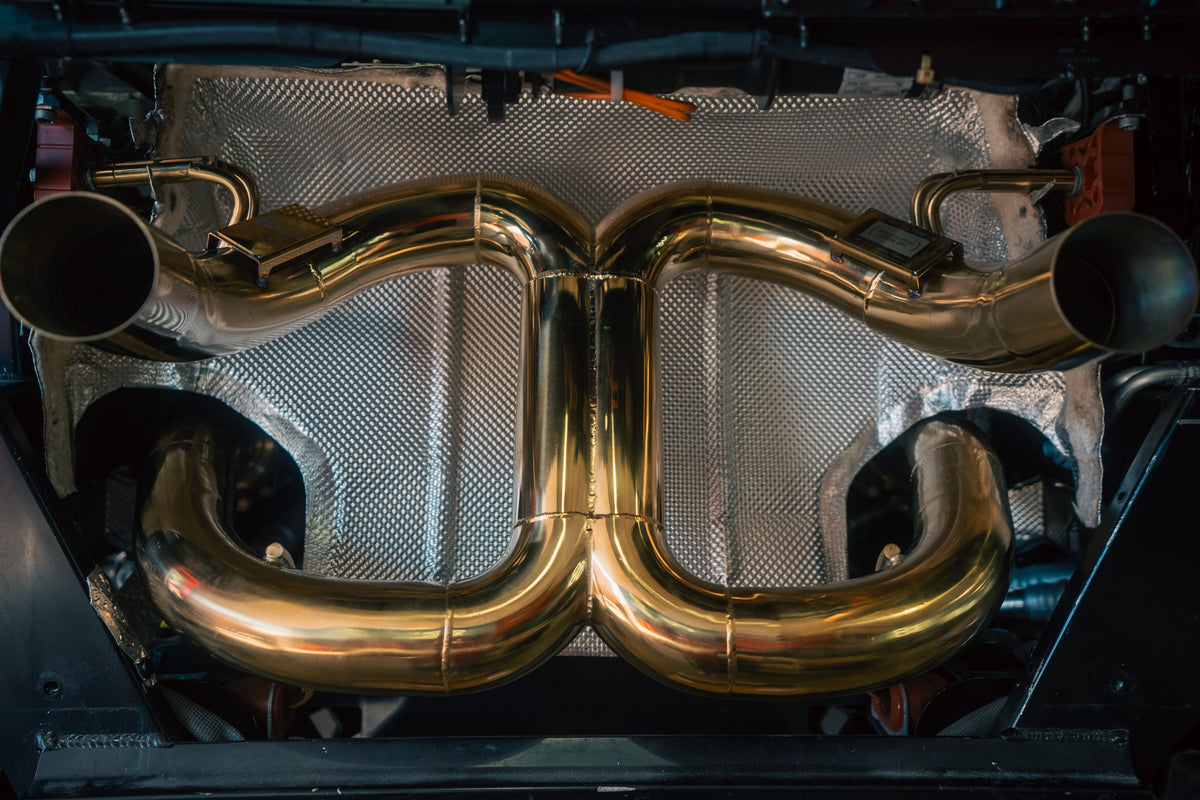 Valvetronic ランボルギーニ Aventador SVJ/Ultimae Valved スポーツ エキゾーストシステム