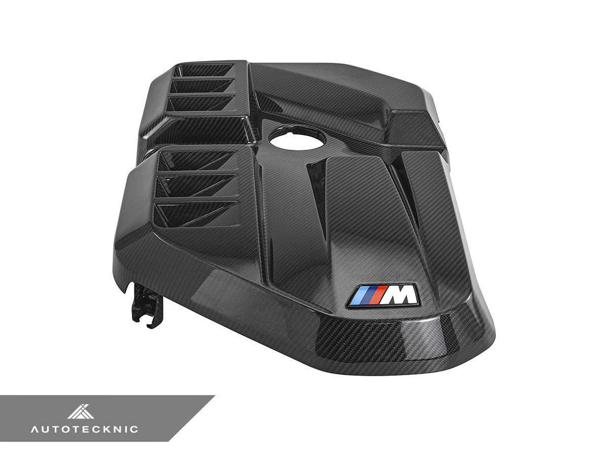 Cubierta de motor de fibra de carbono seca AutoTecknic - G80 M3 | G82/ G83 M4