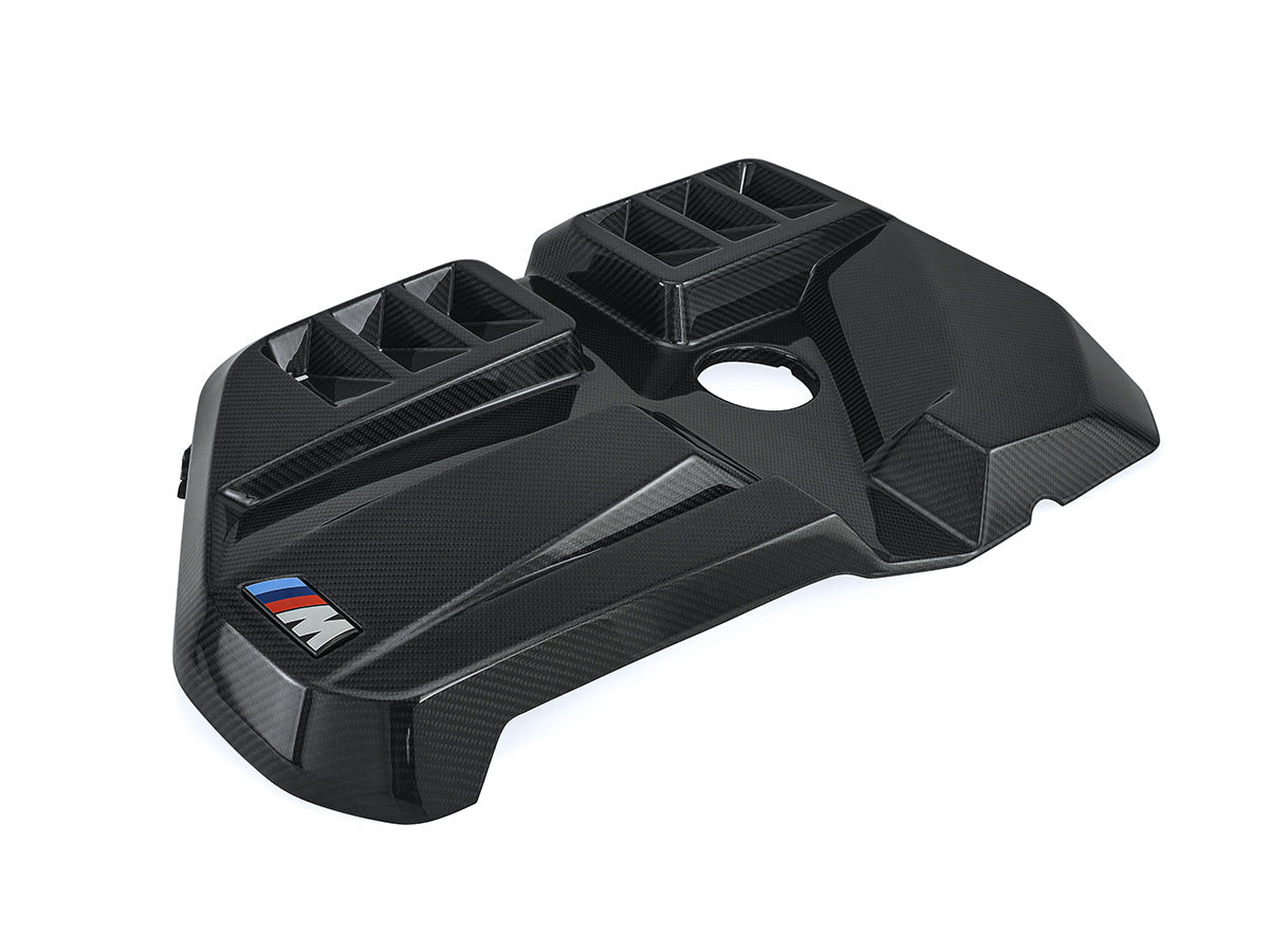 Cubierta de motor de fibra de carbono seca AutoTecknic - G80 M3 | G82/ G83 M4