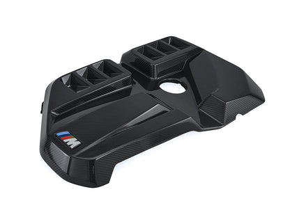 Cubierta de motor de fibra de carbono seca AutoTecknic - G80 M3 | G82/ G83 M4