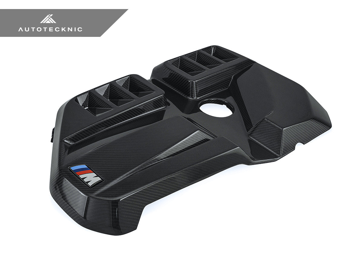 Cubierta de motor de fibra de carbono seca AutoTecknic - G80 M3 | G82/ G83 M4