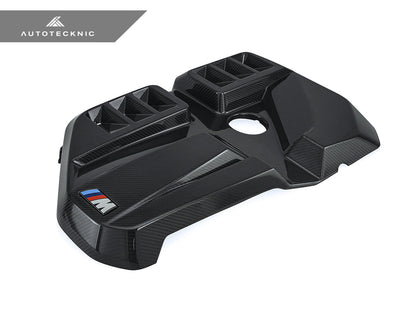 Cubierta de motor de fibra de carbono seca AutoTecknic - G80 M3 | G82/ G83 M4