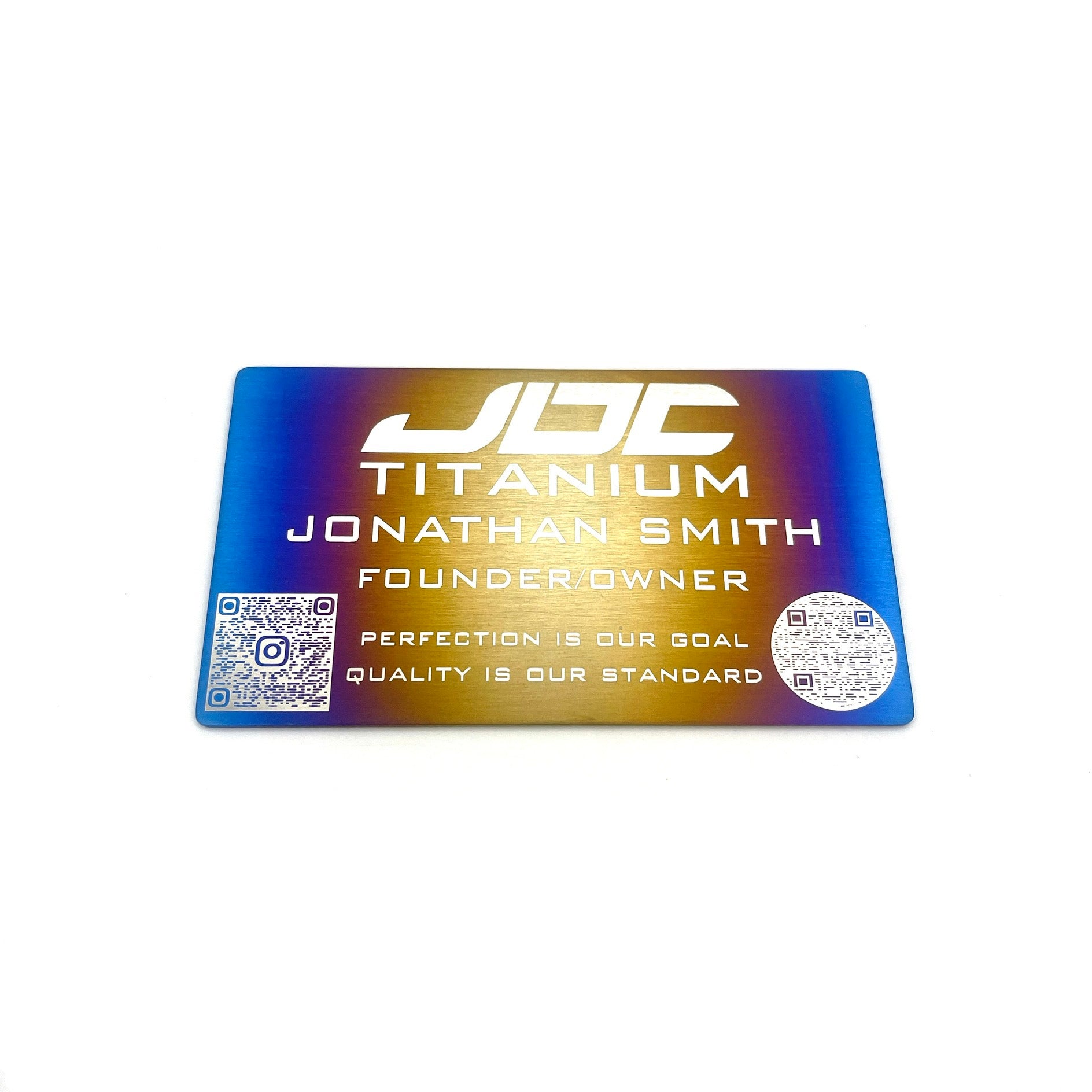 JDC Titanium "Design Ready" Badges