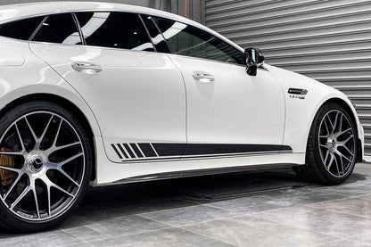 Faldones laterales de fibra de carbono estilo OEM para Mercedes Benz AMG GT63 S 4 puertas Coupé X290 Carbonado 2019-2023