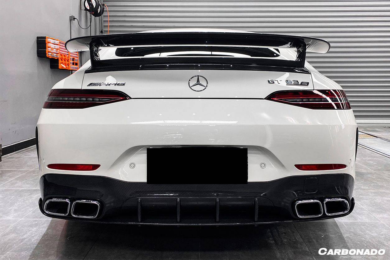 Carbonado 2019-2023 Mercedes Benz AMG GT63  S 4Door Coupe X290 OEM Style Carbon Fiber Rear Diffuser