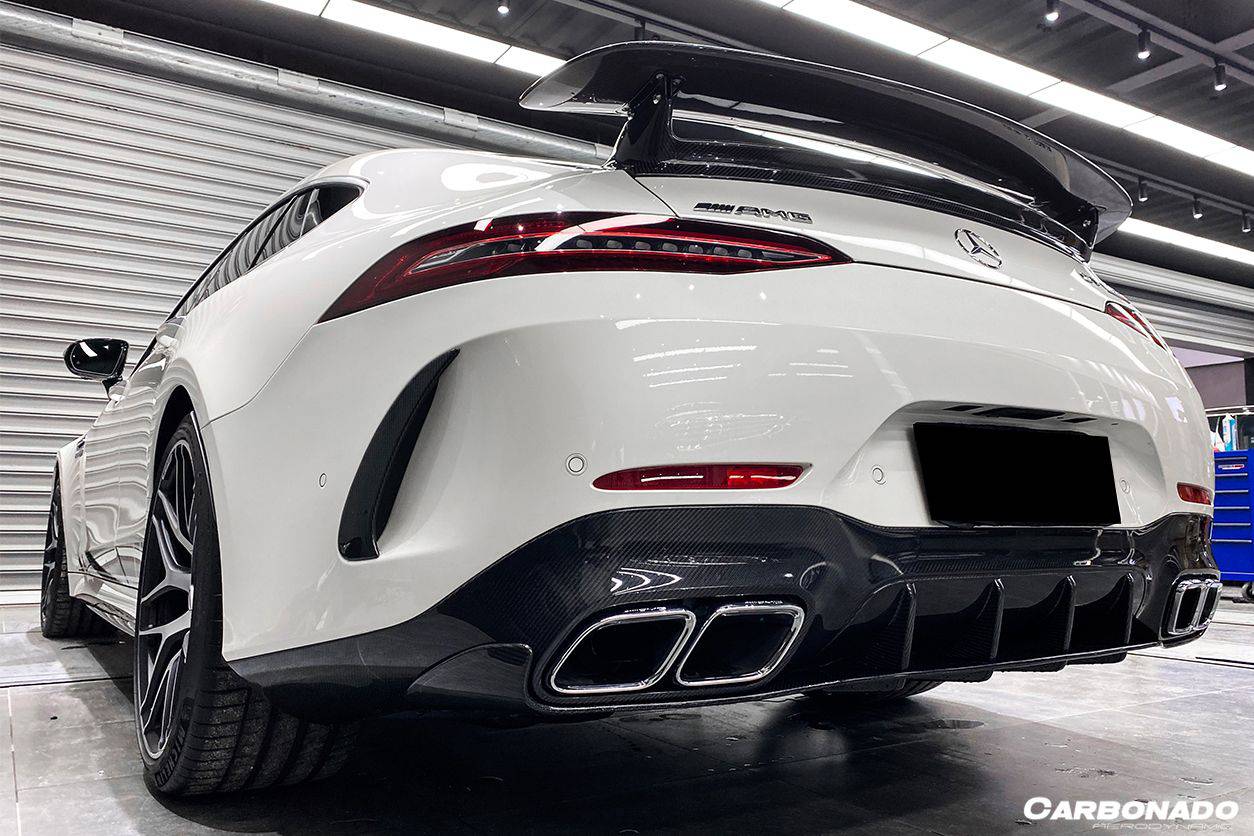 Carbonado 2019-2023 Mercedes Benz AMG GT63  S 4Door Coupe X290 OEM Style Carbon Fiber Rear Canards