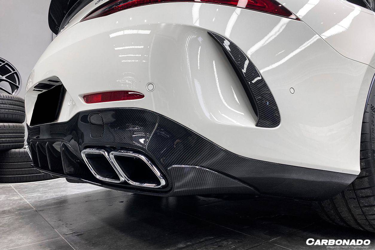 Carbonado 2019-2023 Mercedes Benz AMG GT63  S 4Door Coupe X290 OEM Style Carbon Fiber Rear Diffuser