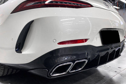 Carbonado 2019-2023 Mercedes Benz AMG GT63  S 4Door Coupe X290 OEM Style Carbon Fiber Rear Canards