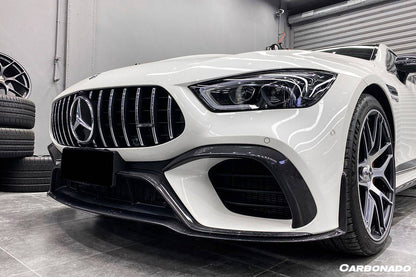 Carbonado 2019-2023 Mercedes Benz AMG GT63  S 4Door Coupe X290 OEM Style Carbon Fiber Front Lip