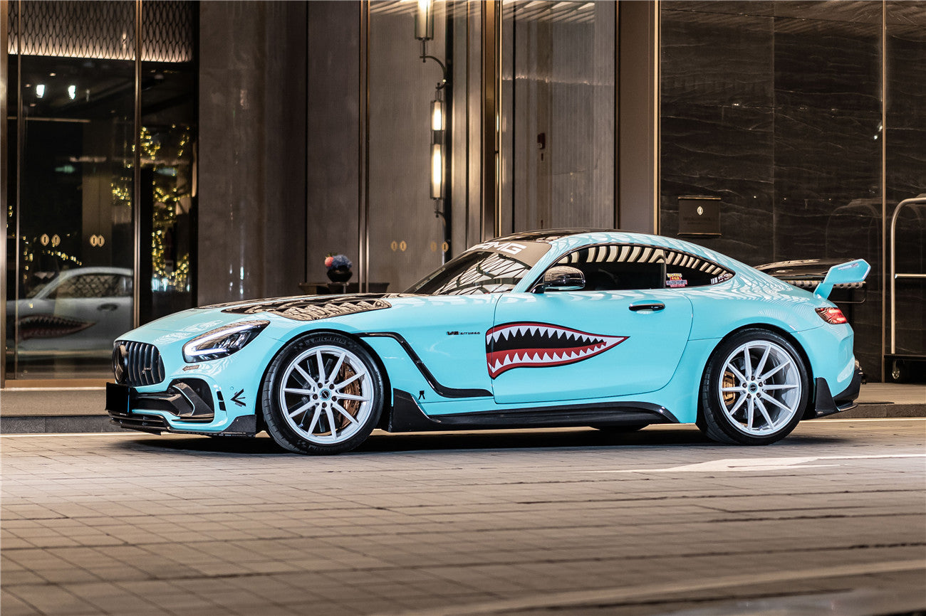 Faldones laterales de fibra de carbono DarwinPRO para Mercedes Benz AMG GTC IMPII 2017-2021