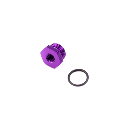 ColorFittings - 8 AN ORB Plug to 1/8" NPT - 7