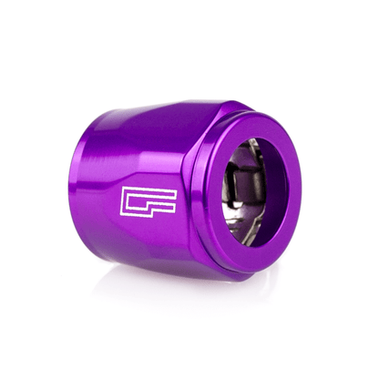 ColorFittings - 06 AN Hex/Worm - Clamp Hose Finisher - 7