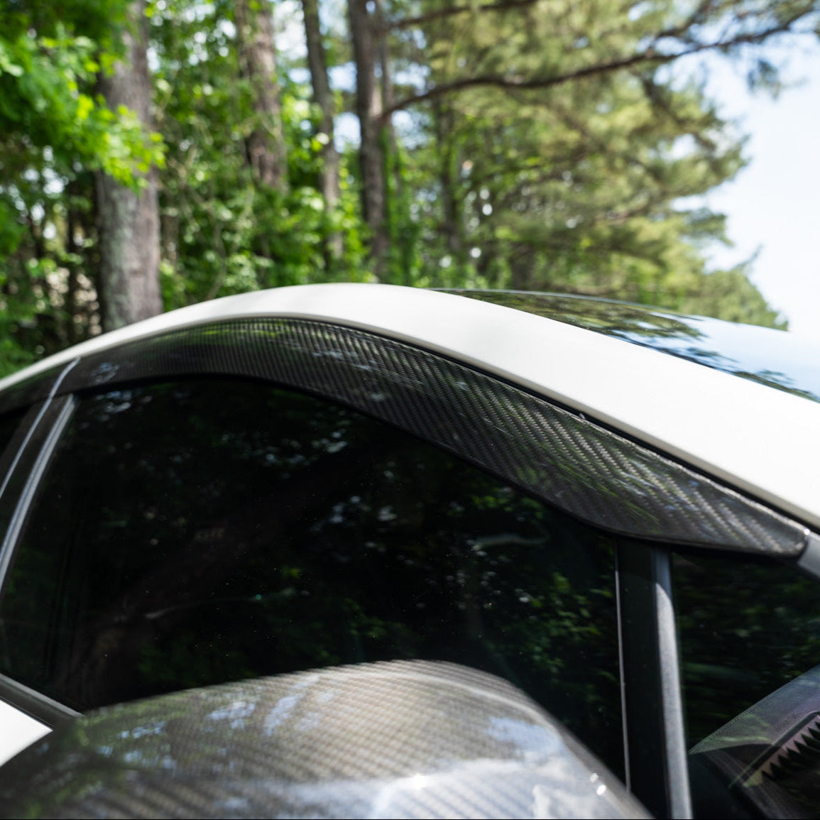 SAPart Dry Carbon Fiber Window Visors (2023+ GR Corolla | 2019+ Corolla Hatchback)