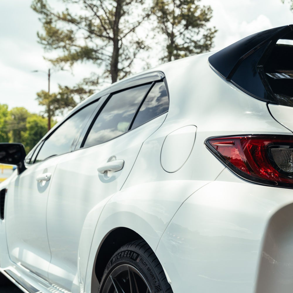 SAPart Dry Carbon Fiber Window Visors | 2023+ GR Corolla & 2019+ Corolla Hatchback