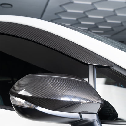 SAPart Dry Carbon Fiber Window Visors | 2023+ GR Corolla & 2019+ Corolla Hatchback