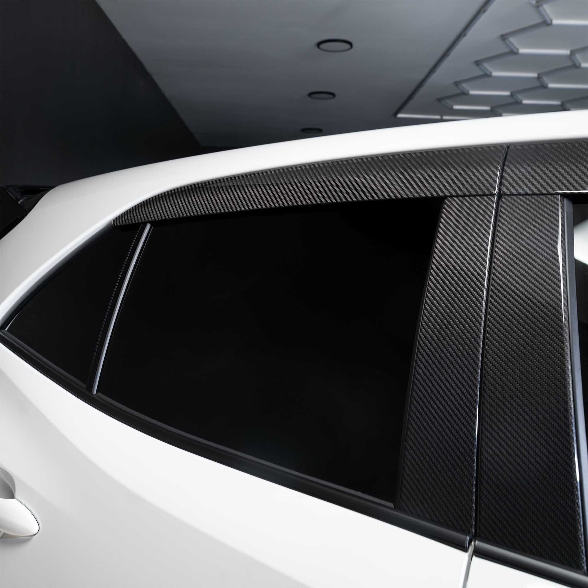 SAPart Dry Carbon Fiber Window Visors (2023+ GR Corolla | 2019+ Corolla Hatchback)