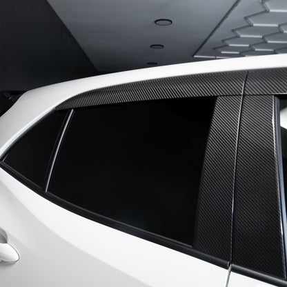 SAPart Dry Carbon Fiber Window Visors | 2023+ GR Corolla & 2019+ Corolla Hatchback
