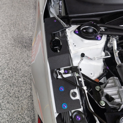 JDC Titanium Engine Bay Dress-Up Hardware Kit (2022+ Honda Civic Si 11th Gen)
