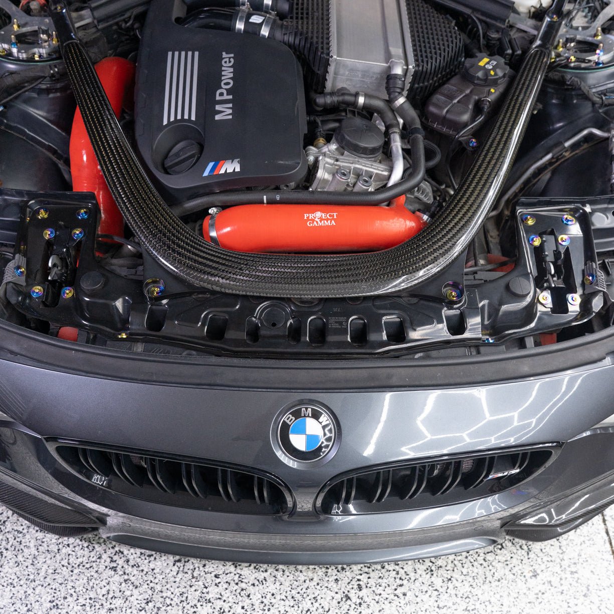 JDC Titanium Plastic Pop Clip Replacement Hardware Kit | 2014 - 2020 BMW F80 M3/M4 - 1