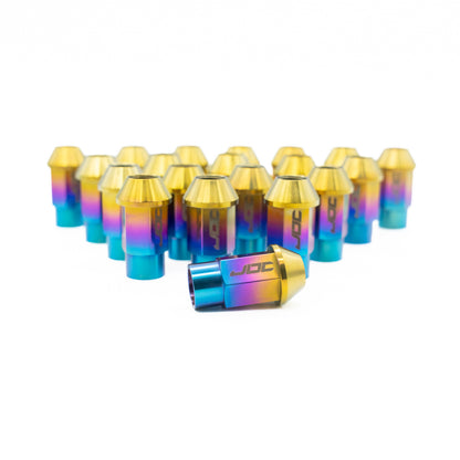 JDC Titanium M12x1.5mm Open-End Lug Nuts