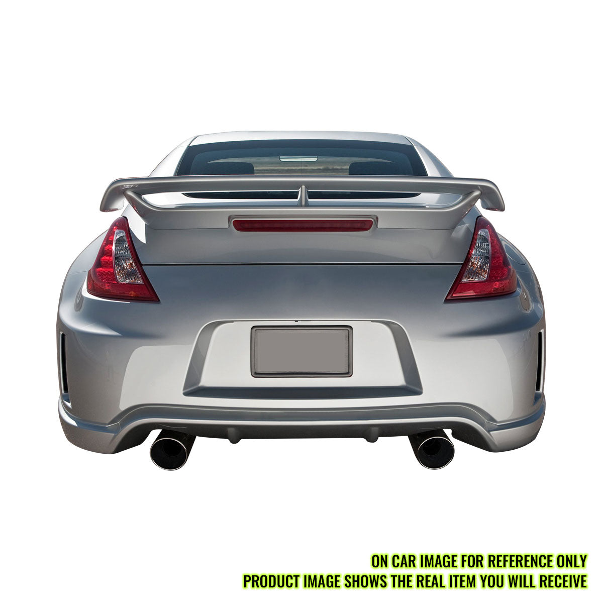 K2 Industries 2009-2021 Nissan 370Z Z34 Coupe N White/Black Rear Spoiler Wing ABS