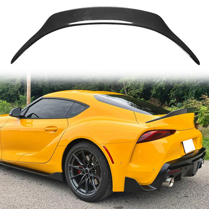 K2 Industries 2020-2025 Toyota GR Supra A90 OE Trunk Spoiler Gloss Dry Carbon Fiber