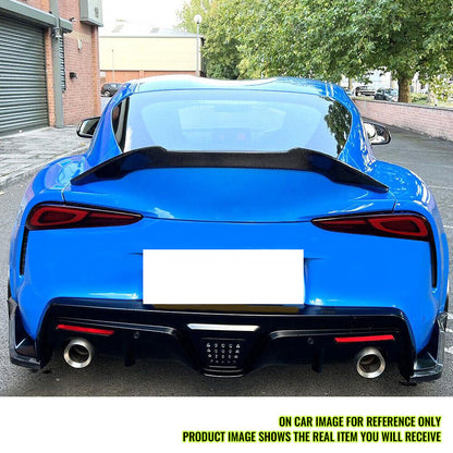 K2 Industries 2020-2025 Toyota GR Supra V Style Trunk Spoiler Gloss Dry Carbon Fiber