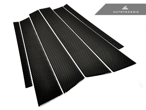 Cubiertas de pilares B y C de fibra de carbono AutoTecknic - BMW Serie 3 F30 Sedán (ATK-BM-0123)