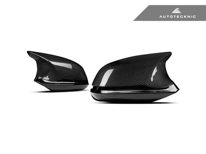 AutoTecknic Version III M-Inspired Dry Carbon Mirror Housing Kit - F22 2-Series | F30 3-Series | F32 4-Series | F87 M2 (ATK-BM-0140-DCG)