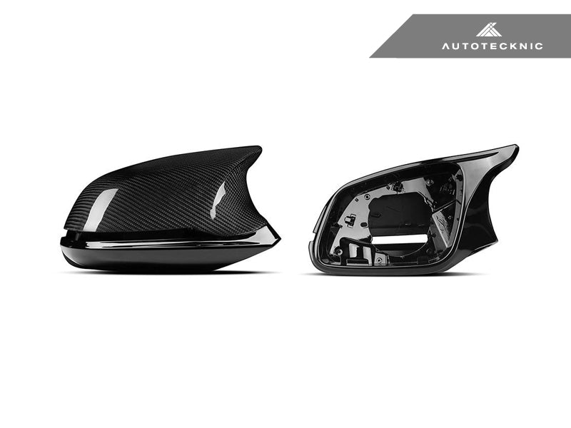 AutoTecknic Version III M-Inspired Dry Carbon Mirror Housing Kit - F22 2-Series | F30 3-Series | F32 4-Series | F87 M2 (ATK-BM-0140-DCG)