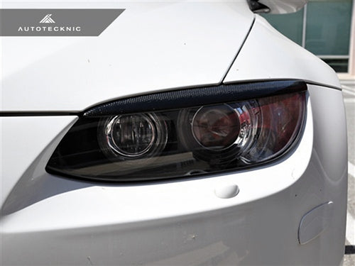 Juego de molduras para faros delanteros AutoTecknic Stealth Black - E92/E93 M3 y Serie 3 Coupé/Convertible Pre-LCI