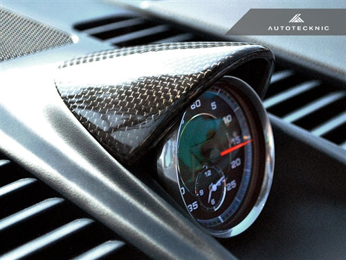 Tapa del ojo del cronógrafo de fibra de carbono AutoTecknic - Porsche Carrera 991