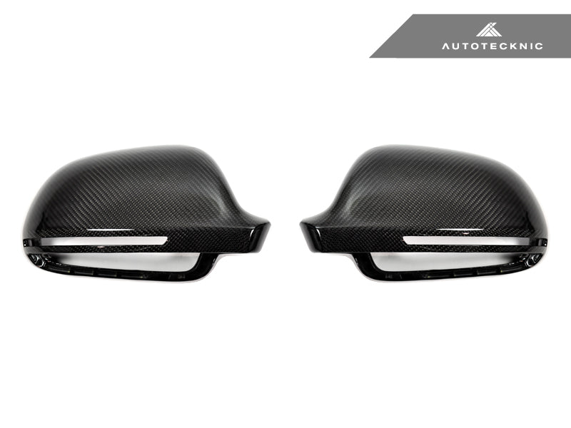 Cubiertas de repuesto de carbono para espejos retrovisores AutoTecknic - Audi 8P A3/S3 08-10 | B8 8K A4/S4 08-09 | 8T A5/S5 08-09
