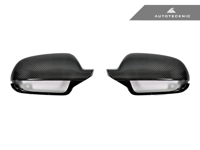 Cubiertas de repuesto de carbono para espejos retrovisores AutoTecknic - Audi 8P A3/ S3 10-13 | B8 8K A4/ S4 10-15 | 8T A5/ S5 11-15