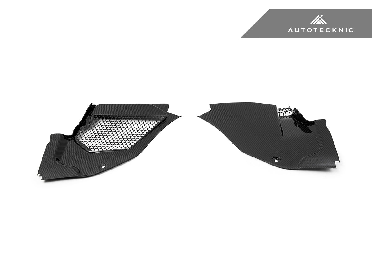 AutoTecknic Dry Carbon Engine Cowl Panel Trim Set - F91/ F92/ F93 M8 (ATK-BM-0823)