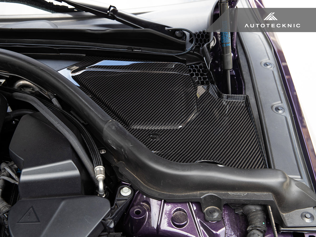 AutoTecknic Dry Carbon Engine Cowl Panel Trim Set - G42 M240I | G20 M340I (ATK-BM-0430)