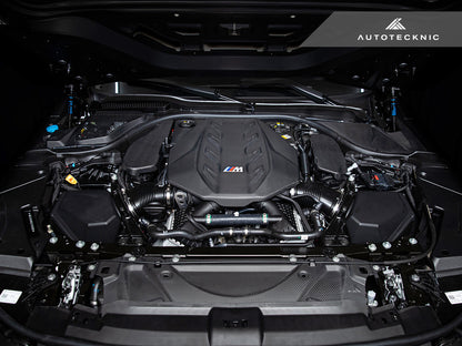 AutoTecknic Dry Carbon Fiber Crosslink Cooling Shroud - G90/ G99 M5 (ATK-BM-0826-G)