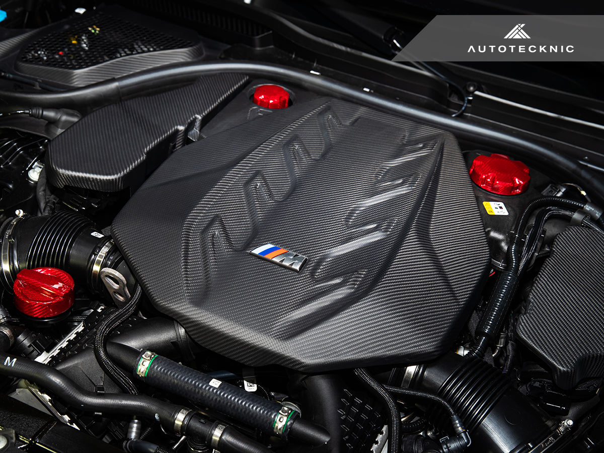 Cubierta de motor de carbono preimpregnado AutoTecknic - G90/G99 M5 (ATK-BM-0827-G)