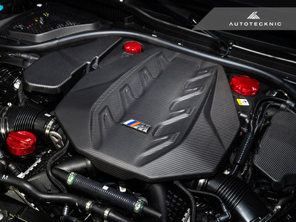 Cubierta de motor de carbono preimpregnado AutoTecknic - G90/G99 M5 (ATK-BM-0827-G)