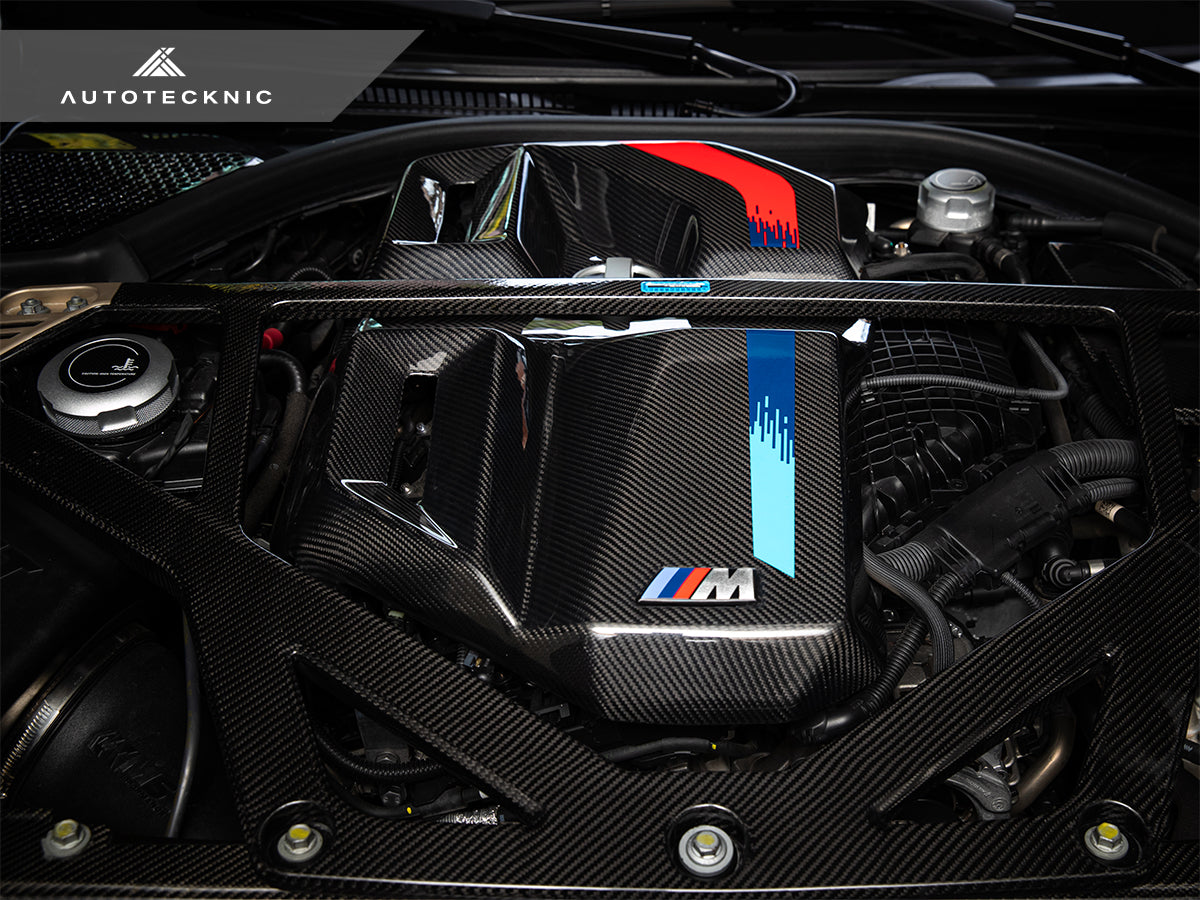 AutoTecknic Version II Dry Carbon Fiber Engine Cover - G80 M3 | G82/ G83 M4 (ATK-BM-0408-V2)