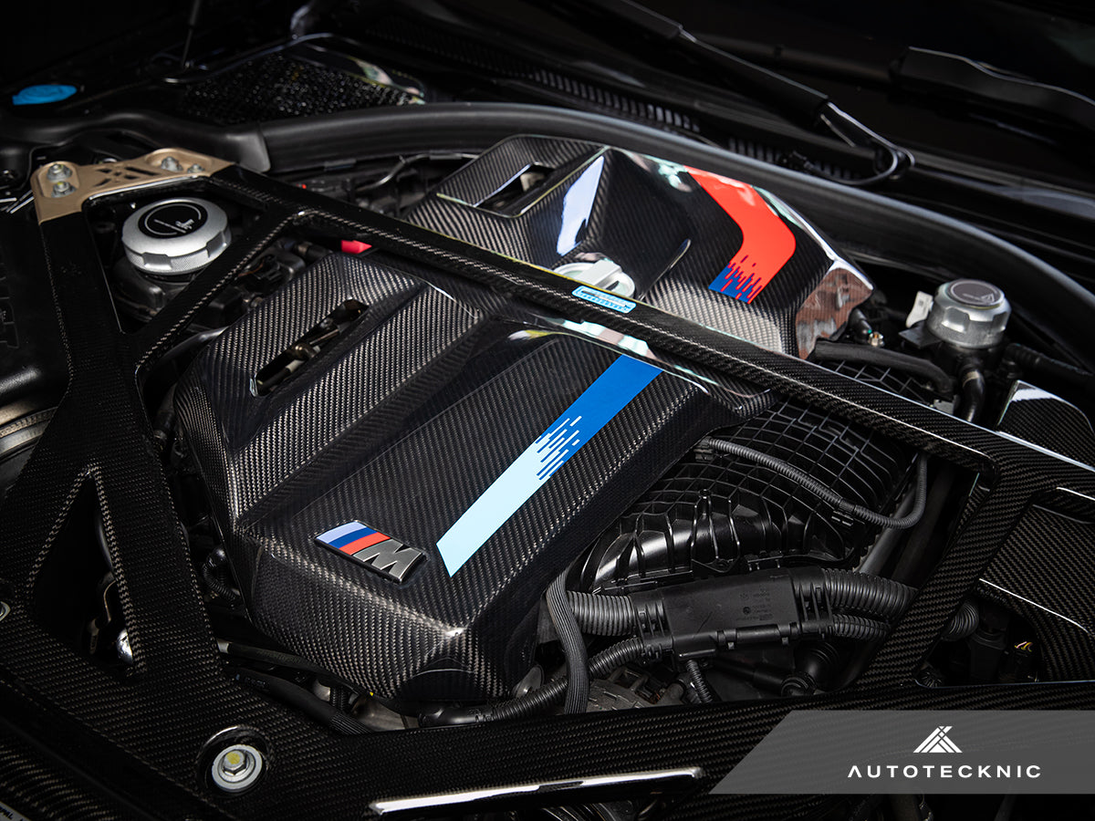 AutoTecknic Version II Dry Carbon Fiber Engine Cover - G80 M3 | G82/ G83 M4 (ATK-BM-0408-V2)